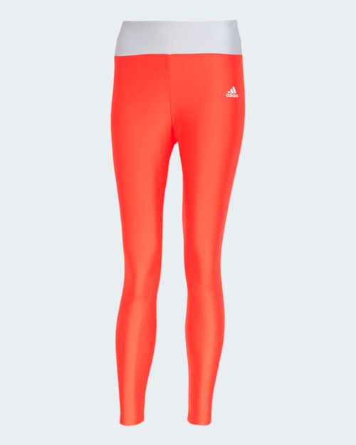 Calça Legging Feminina Adidas Cintura Alta Designed to Move Colorblock