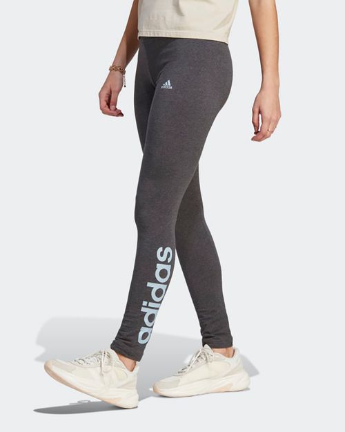Calça Legging Feminina Adidas Cós Alto Essentials Logo