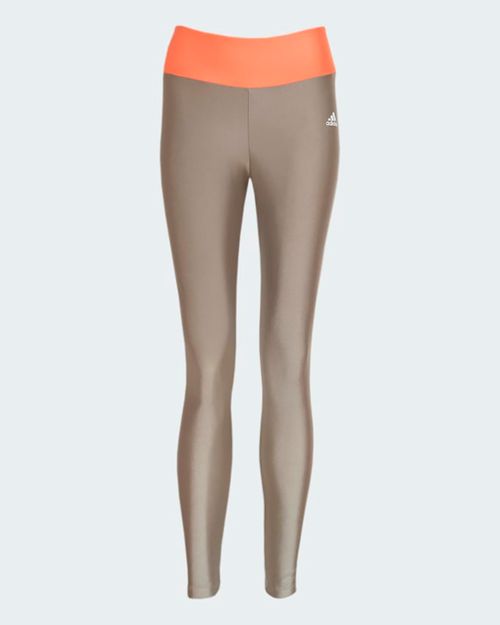 Calça Legging Feminina Adidas Cintura Alta Designed to Move Colorblock