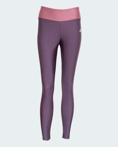Calça Legging Feminina Adidas Cintura Alta Designed to Move Colorblock
