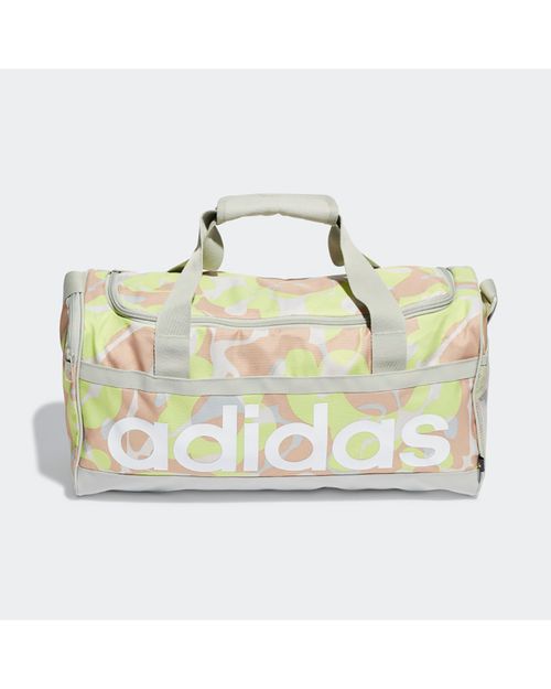 Mala Feminina Adidas Duffel Estampada Linear Pequena