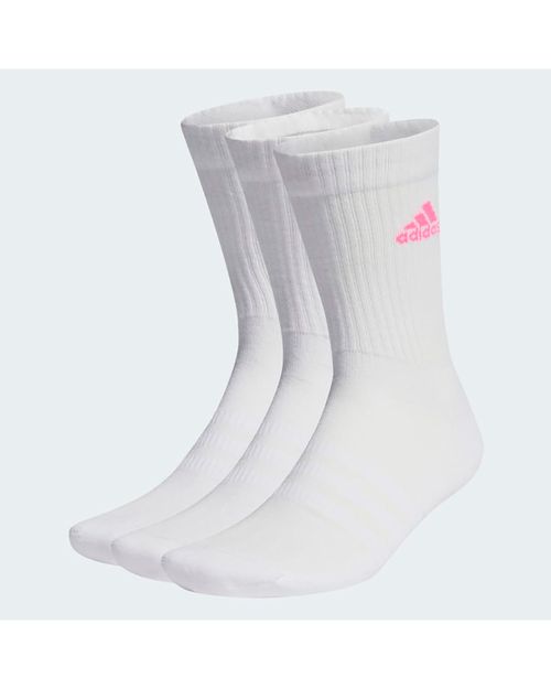 Meia Adidas Amortecidas Cano Alto 3 Pares