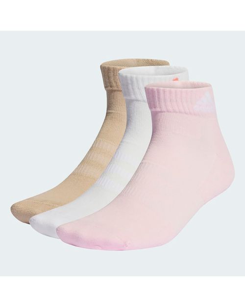 Meia Adidas Amortecidas Sportswear Ankle Cushioned 3 Pares