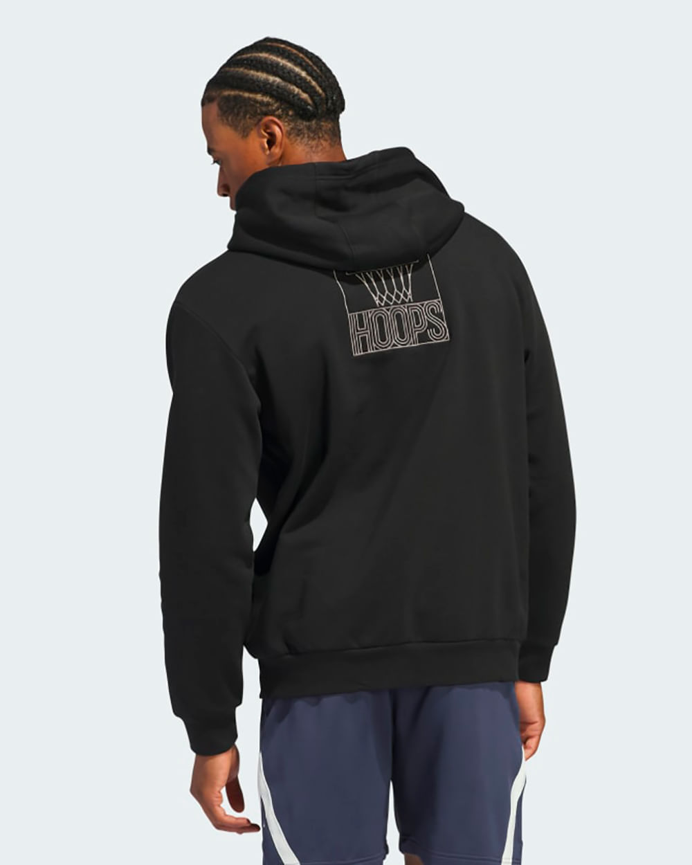 Moletom Masculino Adidas Capuz Estampado Worldwide Hoops