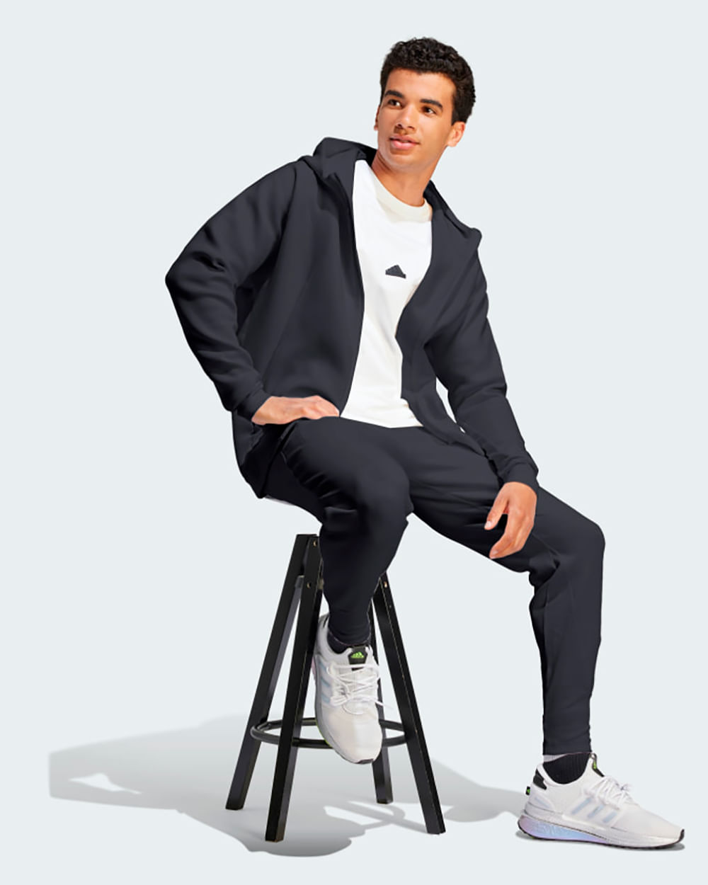 Jaqueta Masculina Adidas com Capuz Zíper Z.N.E. Premium Jaqueta Masculina Adidas com Capuz Zíper Z.N.E. Premium