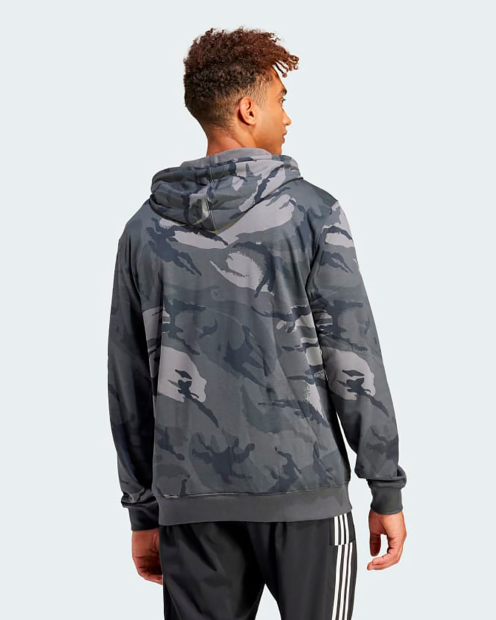 Moletom Masculino Adidas Capuz Camuflado Seasonal Essentials