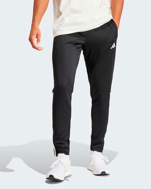 Calça Masculina Adidas Afunilada Justa Sereno Três Listras AEROREADY