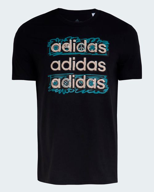 Camiseta Masculina Adidas Doodle MLT T