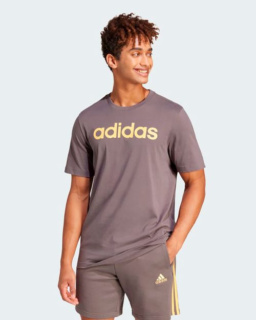 Camiseta Masculina Adidas Essentials Linear Embroidered Logo