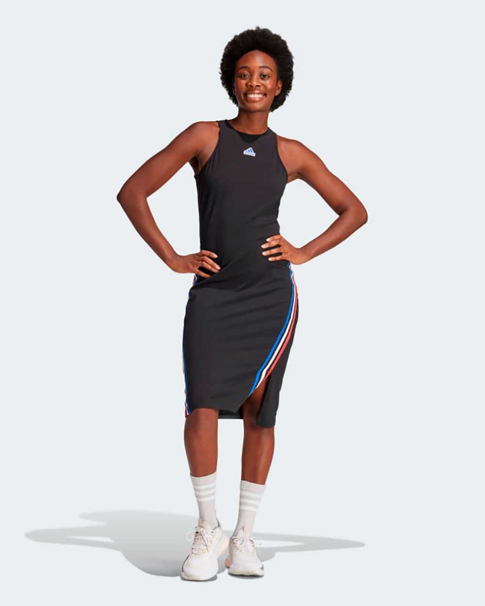 Vestido Feminino Adidas Future Icons Três Listras Drastosa Só