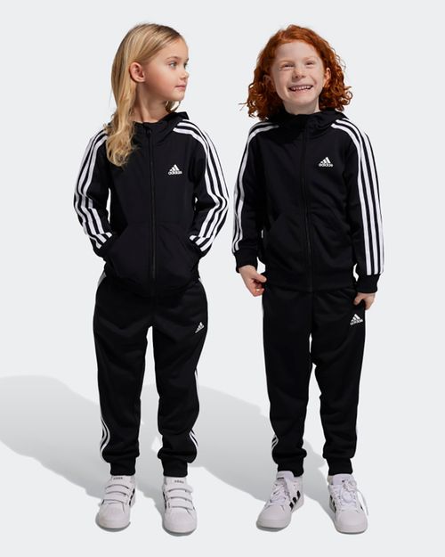 Agasalho Infantil Adidas Essentials 3 Stripes Shiny