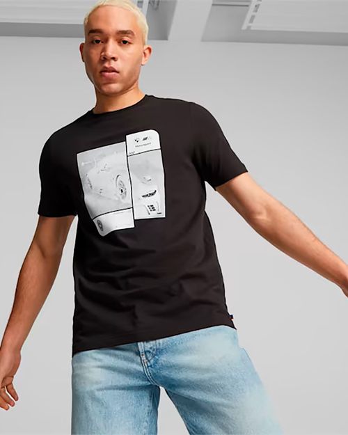 Camiseta Masculina Puma BMW MMS Car Graphic