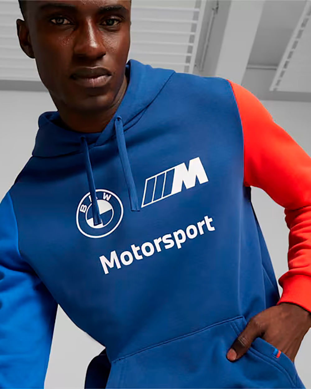 Blusão de Moletom Masculino Puma BMW Motorsport Fleece Drastosa