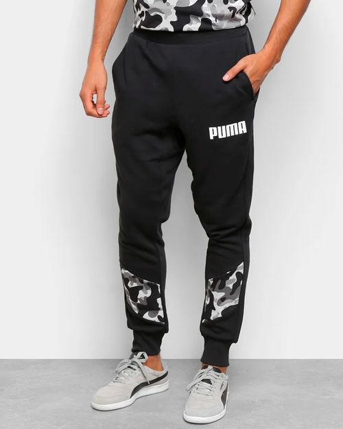 Calça de Moletom Masculina Puma Essentials Block Camo Fleece