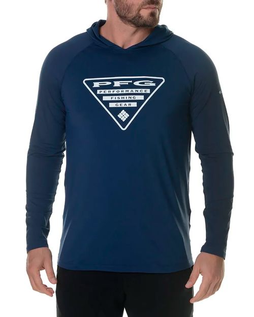 Camiseta Columbia Masculina M/L Aurora PFG Triangle