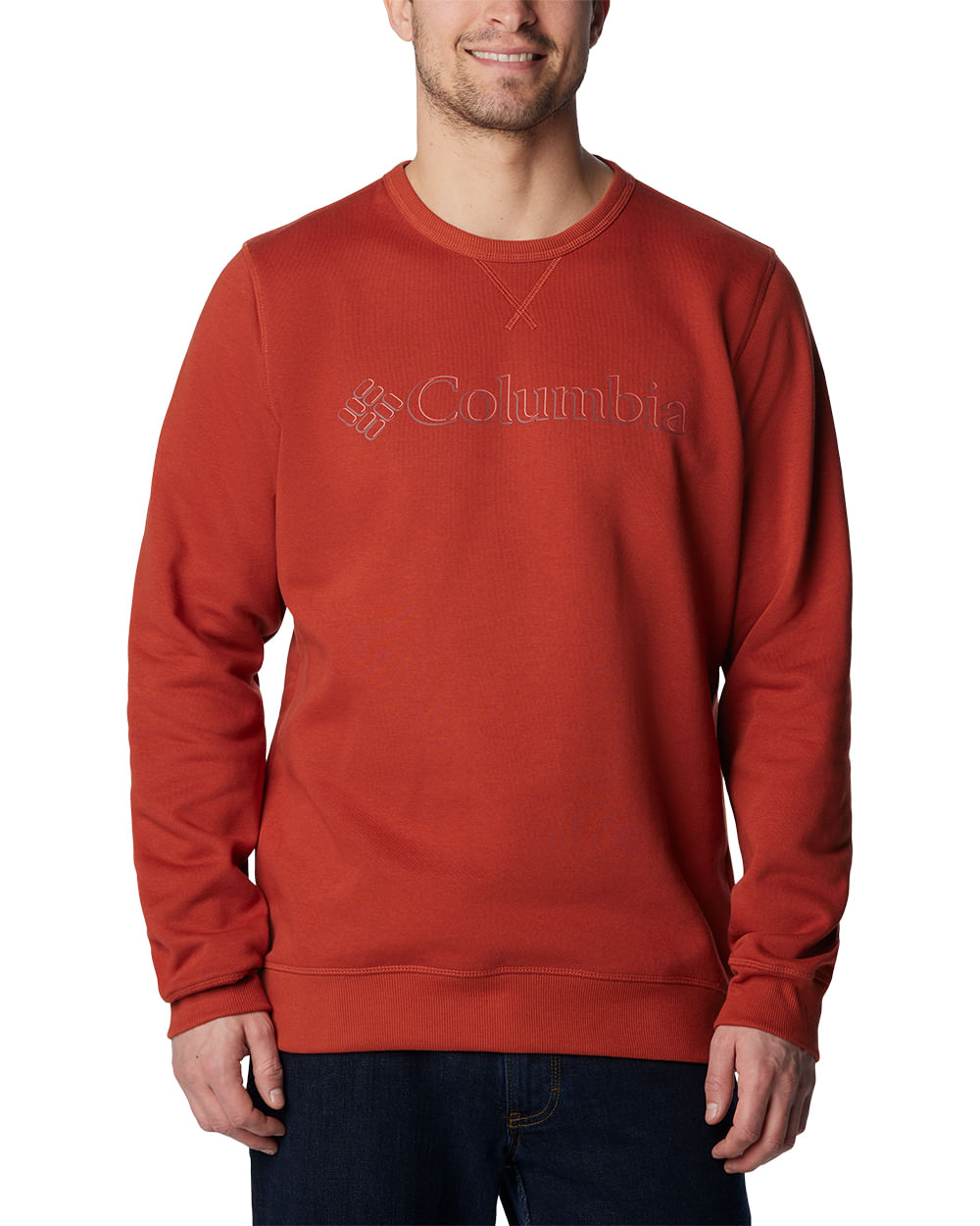 Moletom Columbia Masculino Logo ™ Fleece Crew Drastosa Só as
