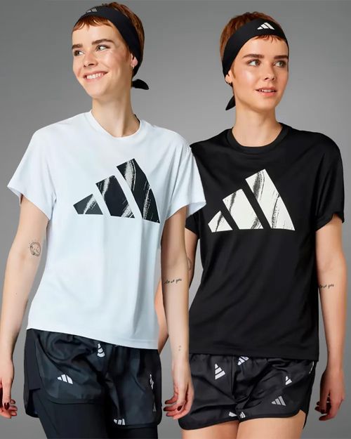 Kit 2 Camisetas Femininas Adidas Run It Brand Love