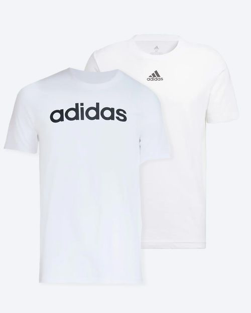 Kit 2 Camisetas Masculinas Adidas Two-Tone