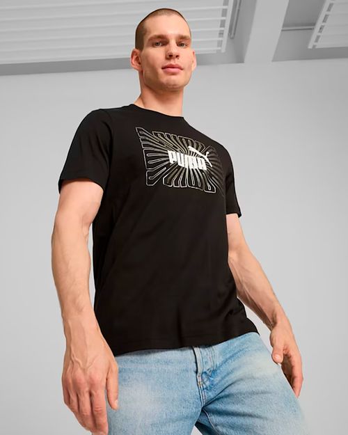 Camiseta Masculina Puma Estampa Gráfica Foil