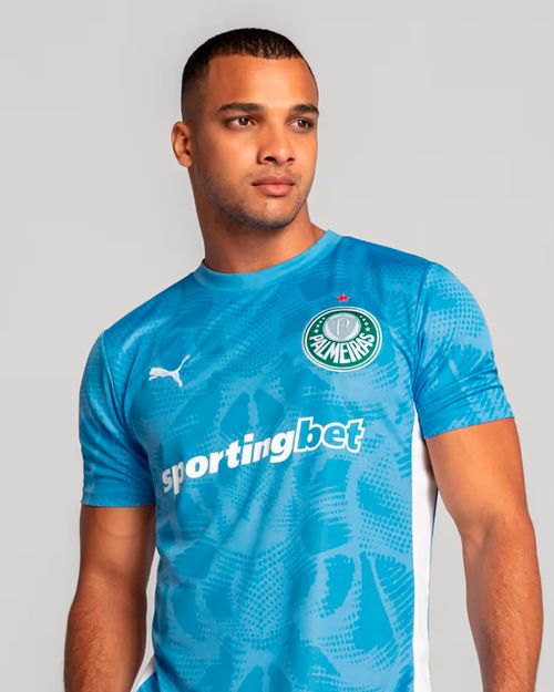 Camisa de Goleiro Palmeiras Home 2025 Puma Masculina Torcedor