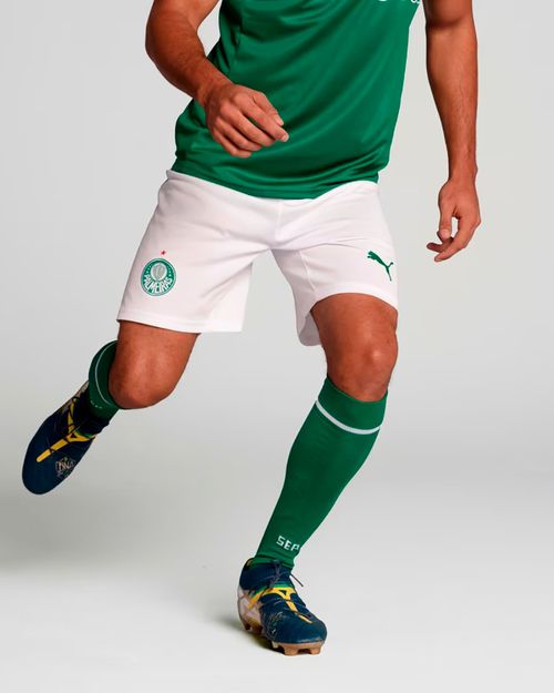 Shorts Puma Masculino Palmeiras Torcedor Home 2025