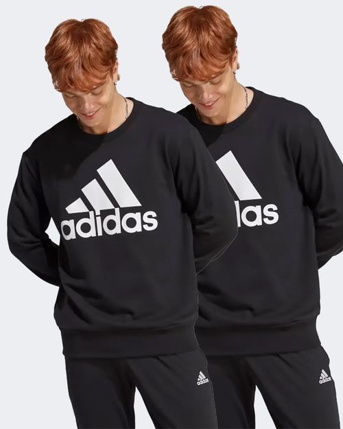 Kit 2 Blusas de Moletom Masculina Adidas Essentials Big Logo