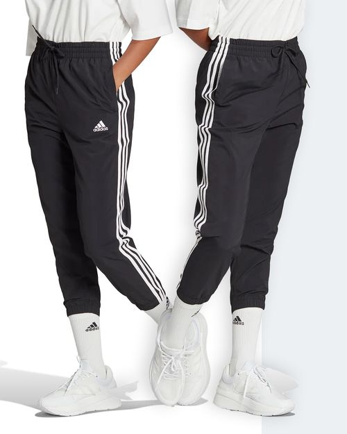 Kit 2 Calças Feminina Adidas Malha 7/8 Essentials 3 Listras