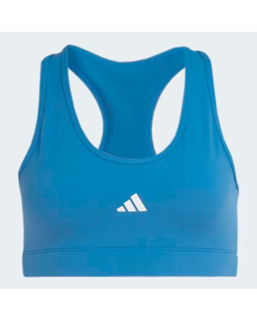 Top Feminino Adidas Treino Poliamida Suporte Medio