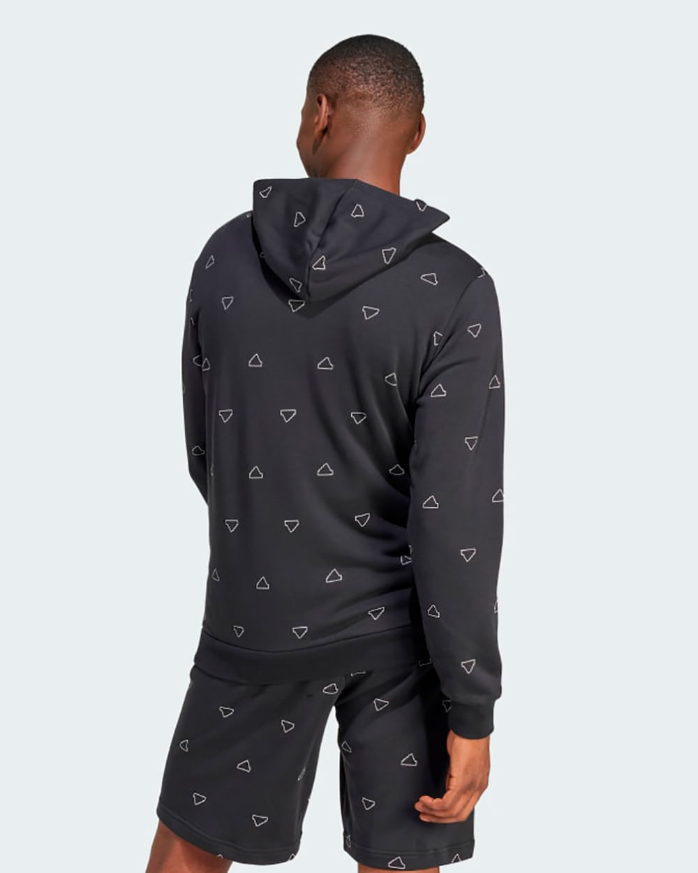 Kit Moletom Masculino Adidas Capuz Zíper Future Icons Três Listras