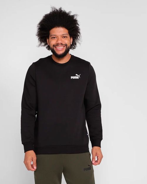 Blusa De Moletom Masculina Puma Essentials Logo