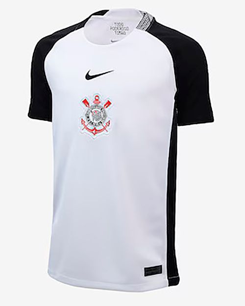 Camisa Infantil Nike Corinthians I 2025/26 Torcedor Pro