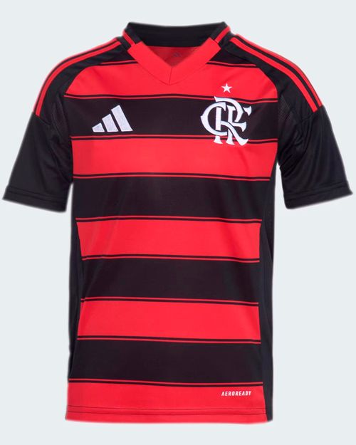 Camisa Infantil Adidas I Flamengo 25/26