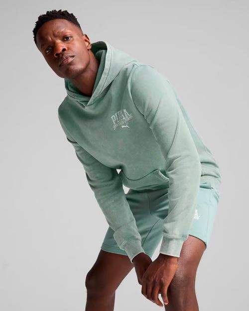 Blusão de Moletom Masculino Puma Class Washed