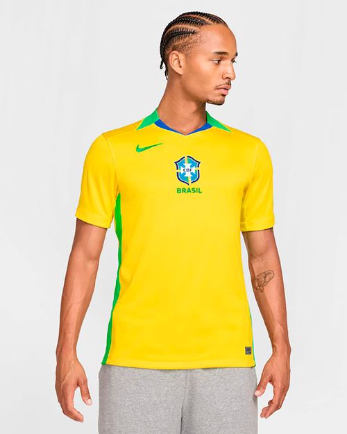 Camisa Masculina Nike Brasil I 2025/26 Torcedor Pro