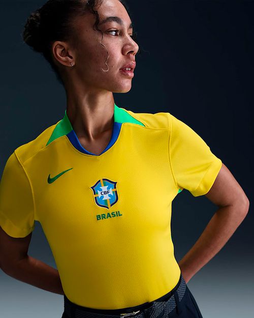 Camisa Feminina Nike Brasil I 2025/26 Torcedora Pro