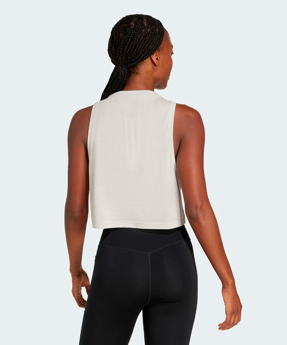Regata Feminina Adidas Boxy de Treino Train Essentials - Drastosa