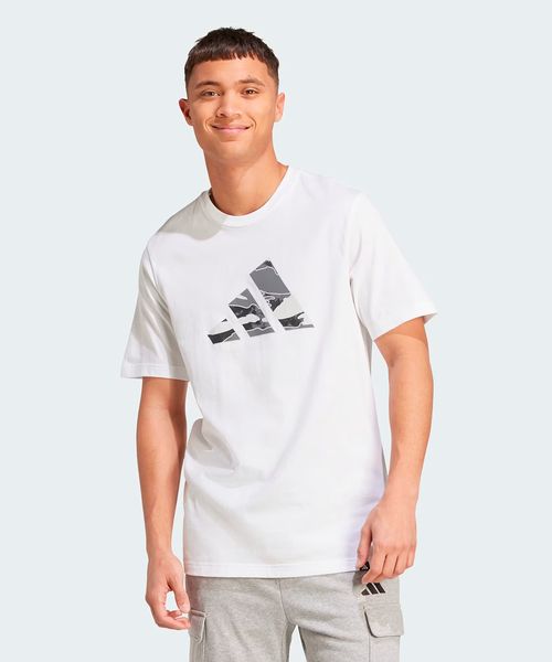 Camiseta Masculina Adidas Estampada Logo Camo