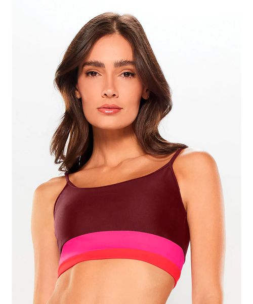 Top Feminino Body For Sure Alça Reta Liso Olympia
