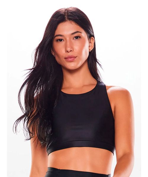 Top Nadador Feminino Body For Sure com Bojo Removível Basic