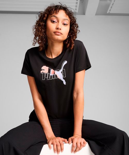 Camiseta Feminina Puma ESS Logo LAB