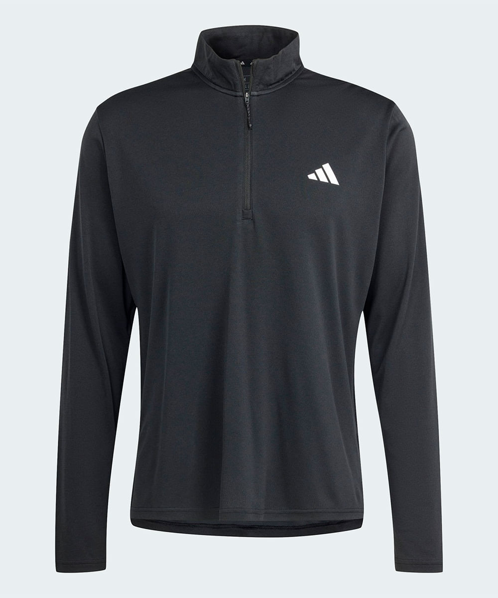Camiseta Masculina Adidas Treino Manga Longa Train Essentials