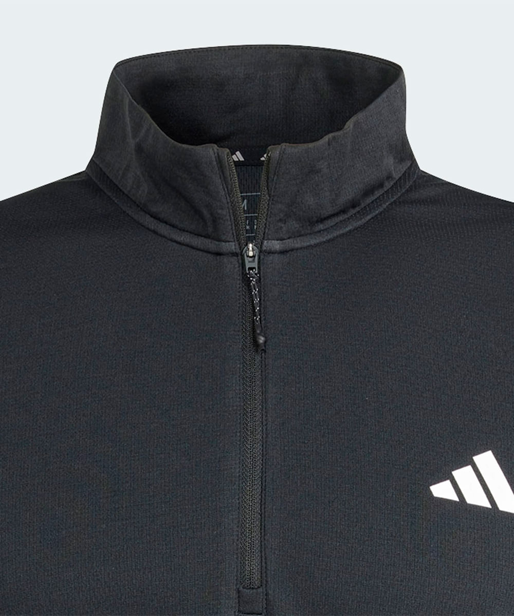 Camiseta Masculina Adidas Treino Manga Longa Train Essentials
