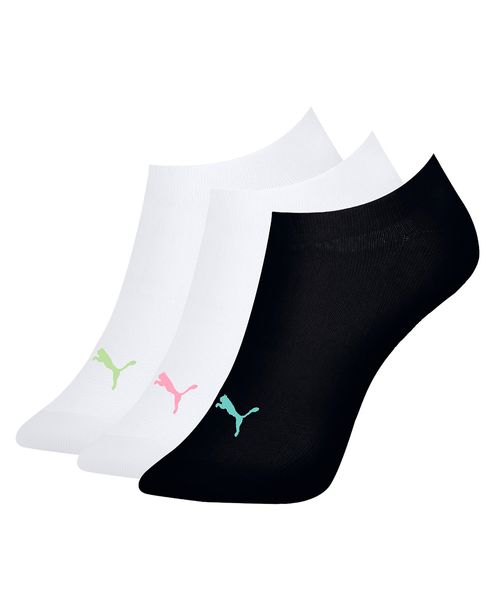 Meia Puma Feminina Sapatilha Soquete Invisível c/ 3 Pares