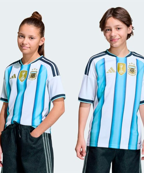 Camisa Seleção Argentina Home Torcedor 2026 Adidas Infantil