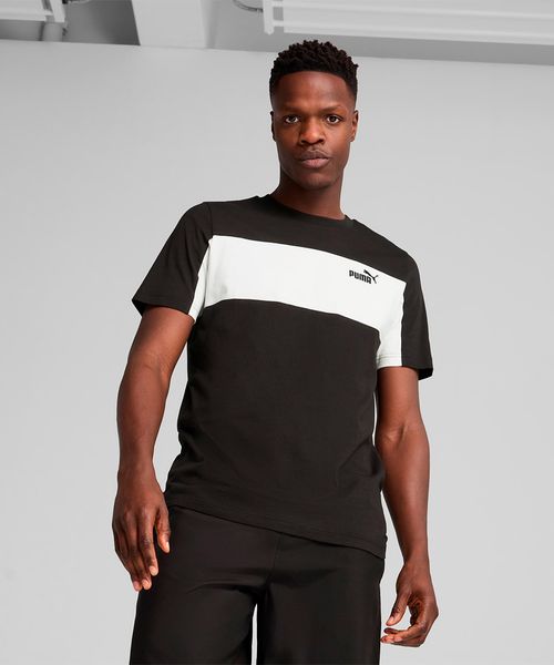 Camiseta Masculina Puma Essentials Color Block