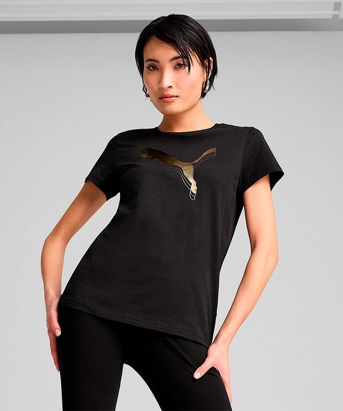 Camiseta Feminina Puma Essentials Metallic