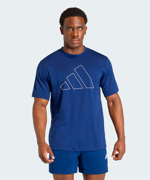 Camiseta Masculina Adidas Logotipo Workout Essentials Feelready