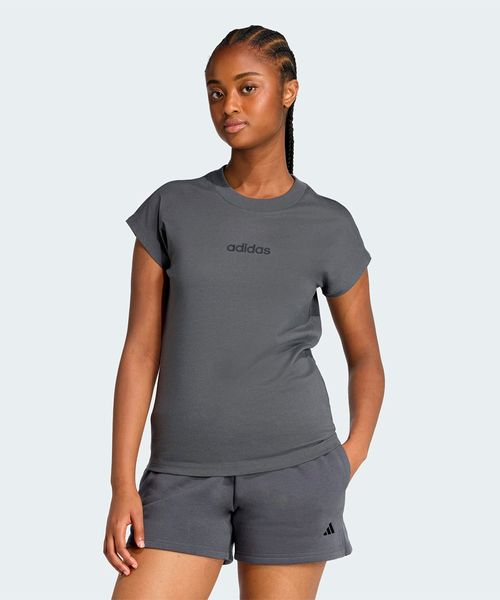 Camiseta Feminina Adidas Essentials Linear de Algodão