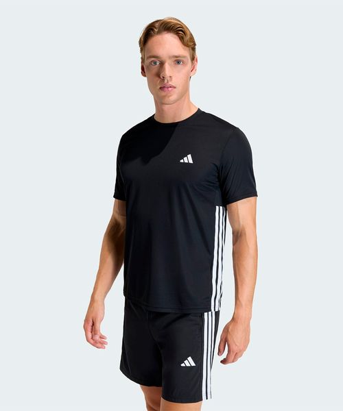 Camiseta Masculina Adidas Workout Essentials Base Três Listras