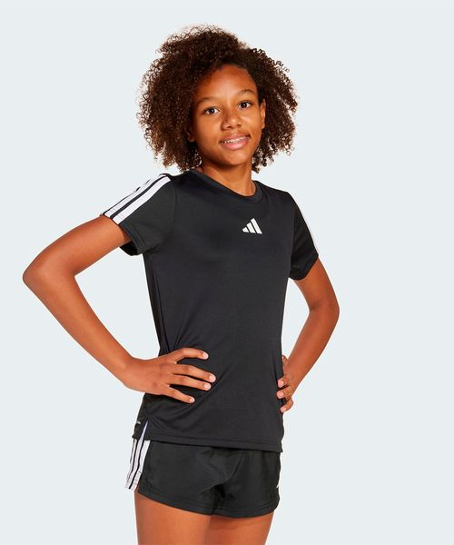 Camiseta Infantil Treino Essentials Três Listras